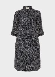 Marciella Dress, Navy Ivory, hi-res