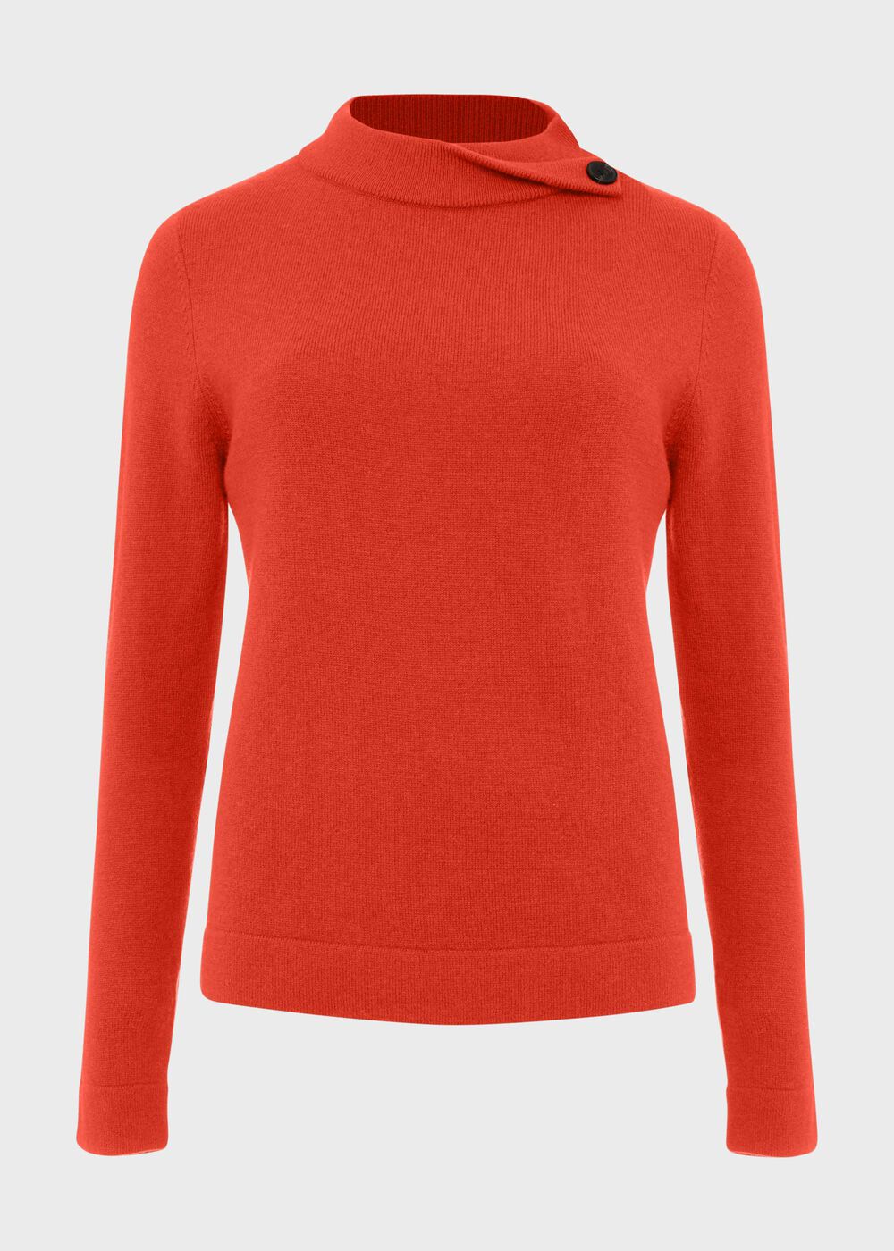 Talia Wool Cashmere Jumper, Burnt Orange, hi-res