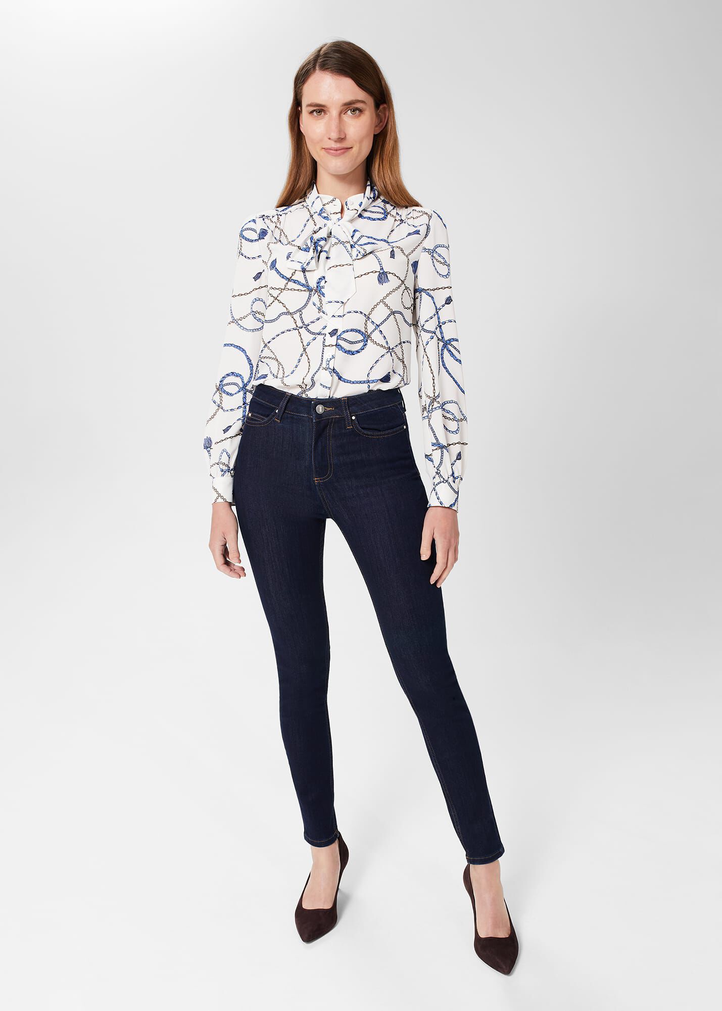 High waist hotsell blouse