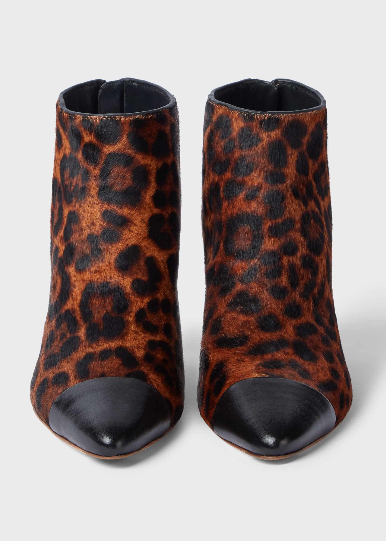 Stella Animal Hair On Ankle Boots , Leopard, hi-res