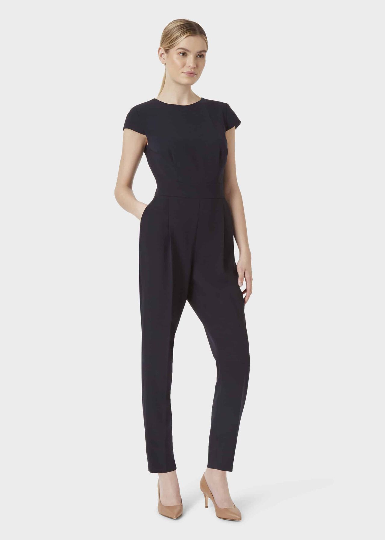 Maya Jumpsuit, Navy, hi-res
