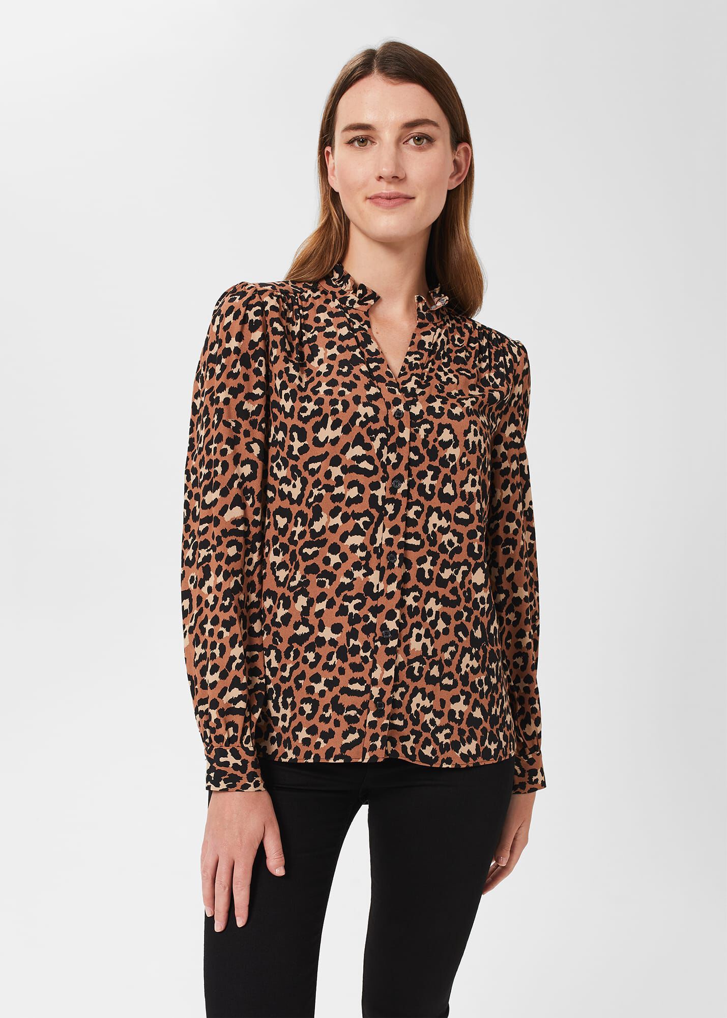 Hobbs leopard top print boots