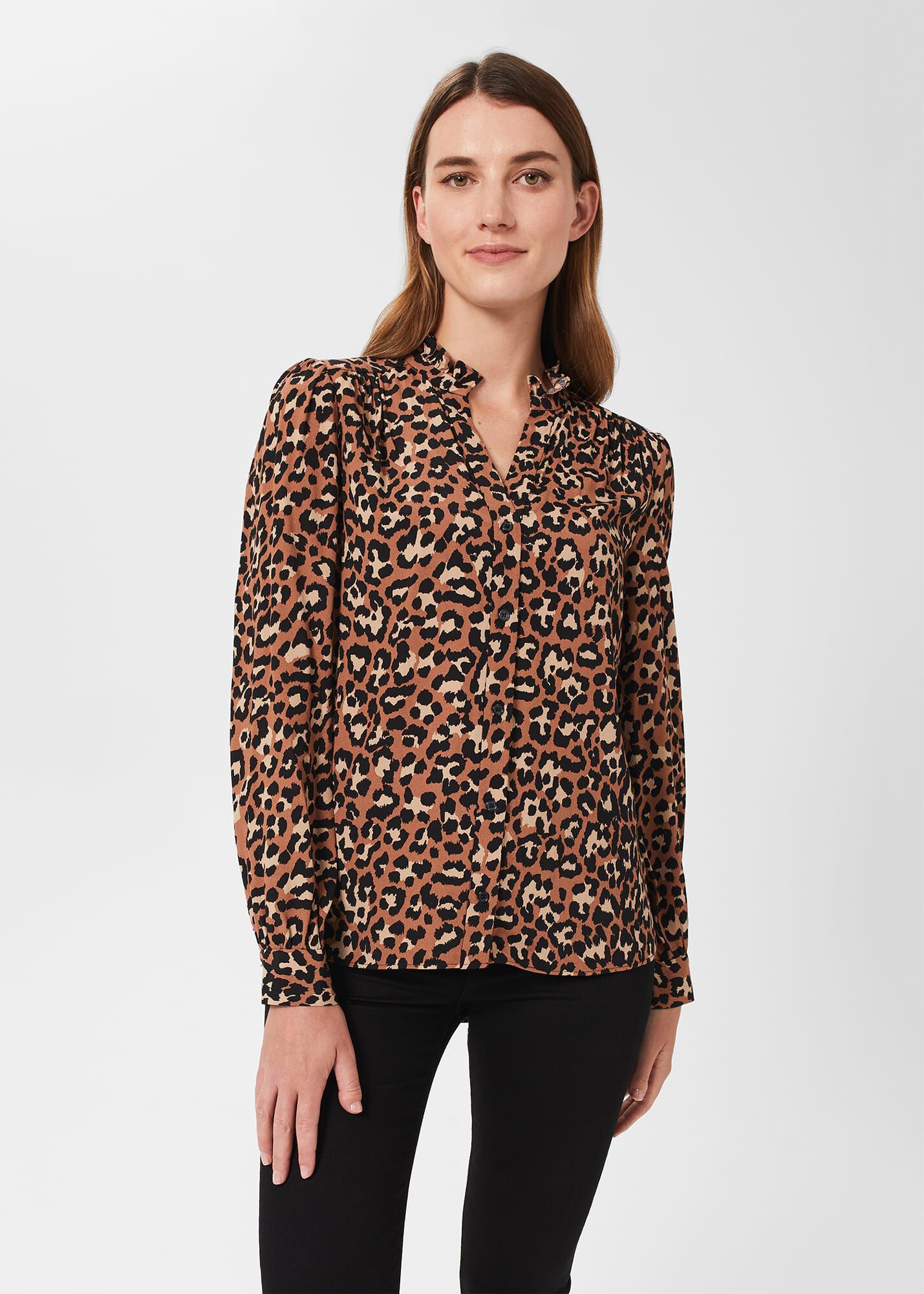 Rosamund Leopard Print Blouse