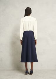 Laura Skirt, Navy Ivory, hi-res