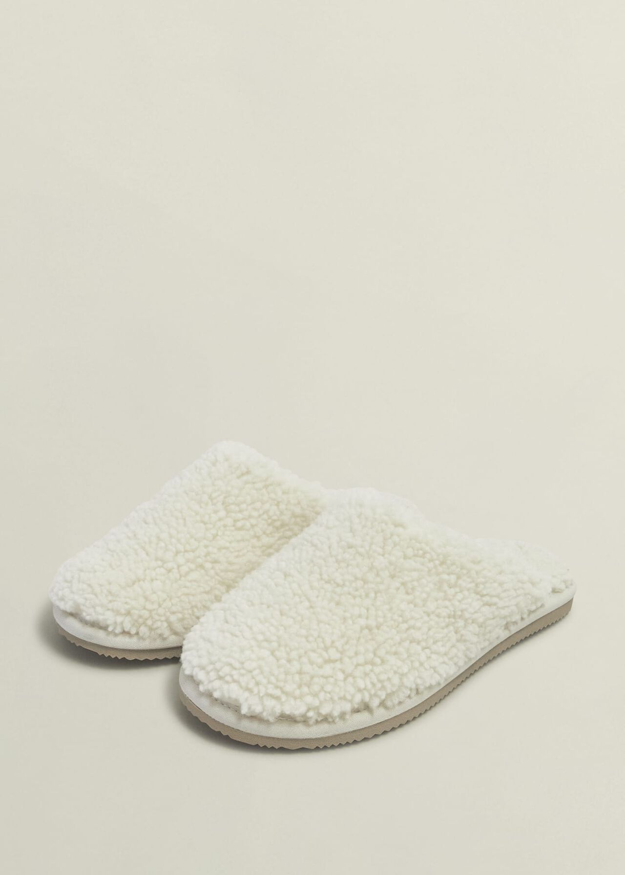 Gaia Slippers, Ivory, hi-res