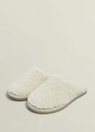 Gaia Slippers, Ivory, hi-res