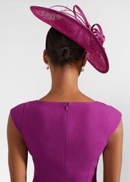 Harriet Fascinator, Magenta Purple, hi-res