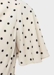 Sandon Dress, Ivory Black, hi-res