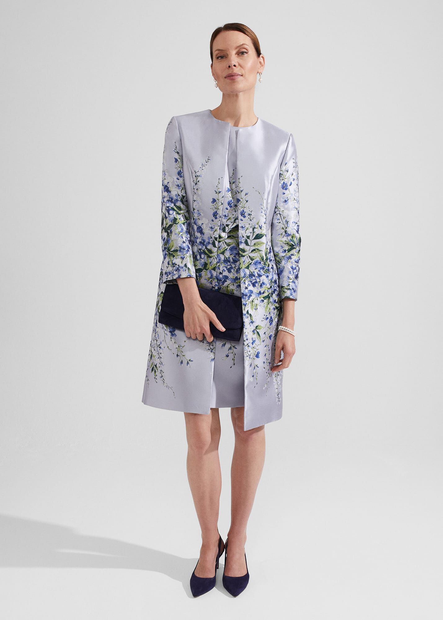 Sofia Jacquard Coat