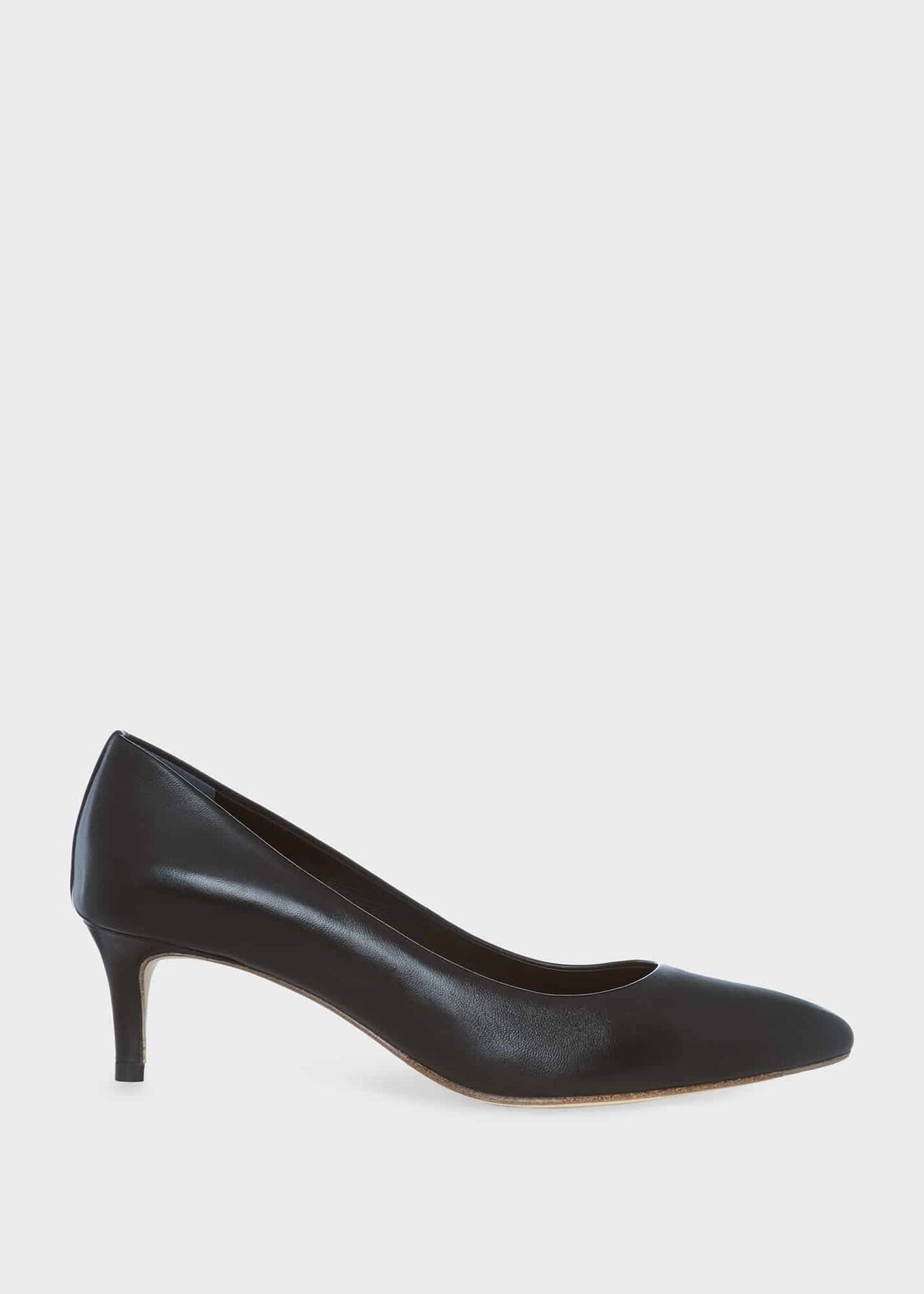 Emma Court Shoes, Black, hi-res