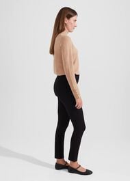 Short Amanda Skinny Jeans, Black, hi-res