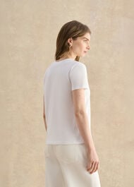 Pixie Print T-Shirt, White Multi, hi-res