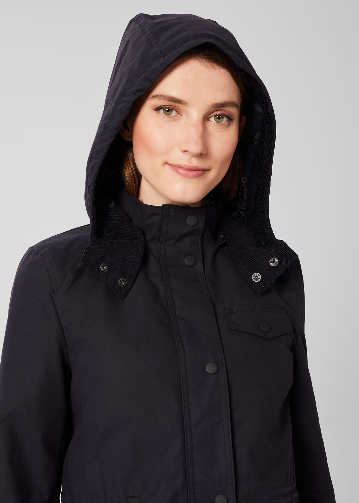 Dannie Waxed Cotton Coat