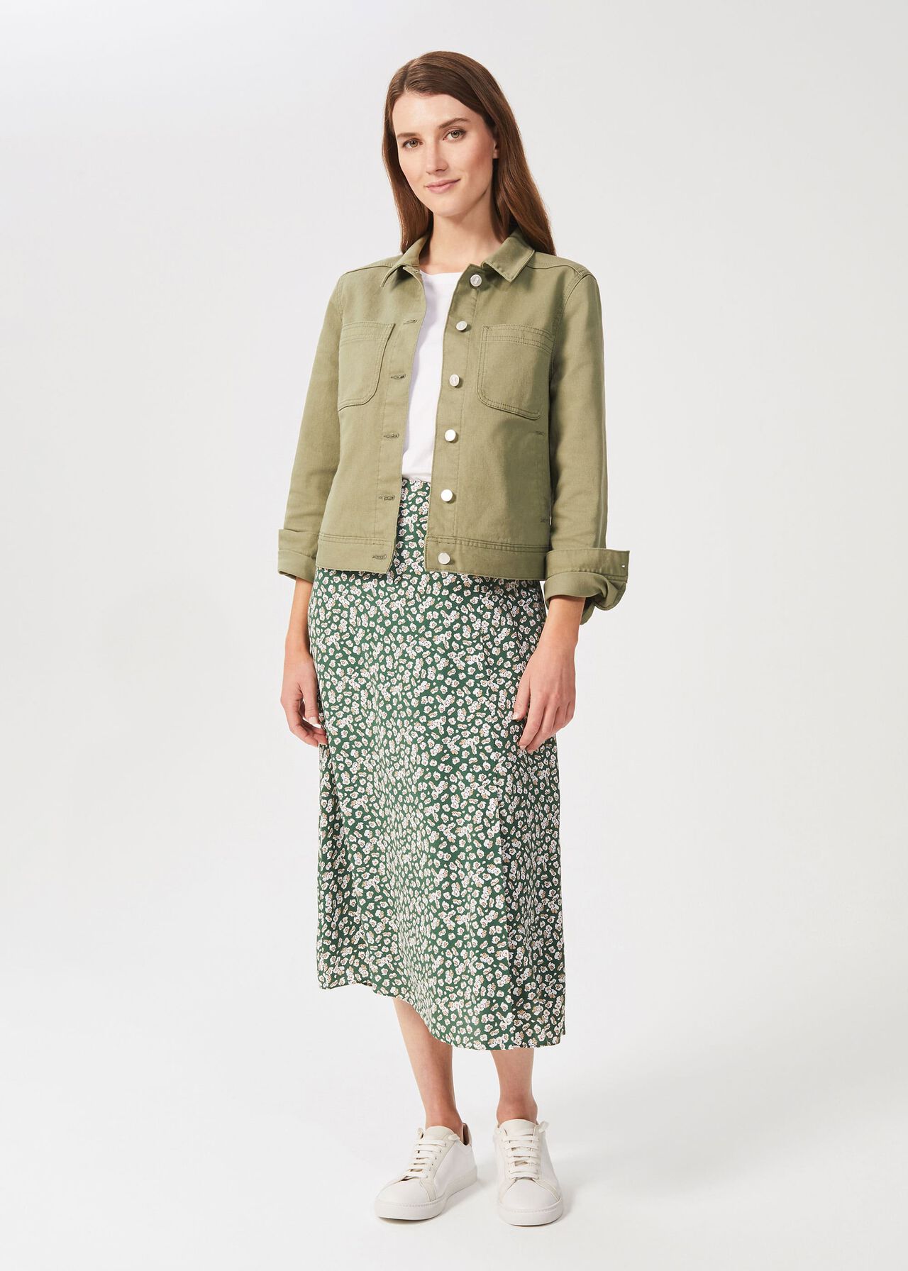 Annette Floral Midi Skirt |