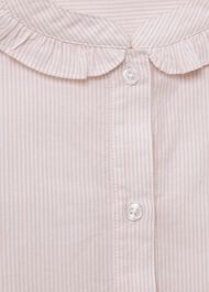 Miri Stripe Blouse, Pink White, hi-res