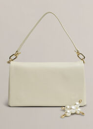 Jas Pearl Clutch, Warm Ivory, hi-res