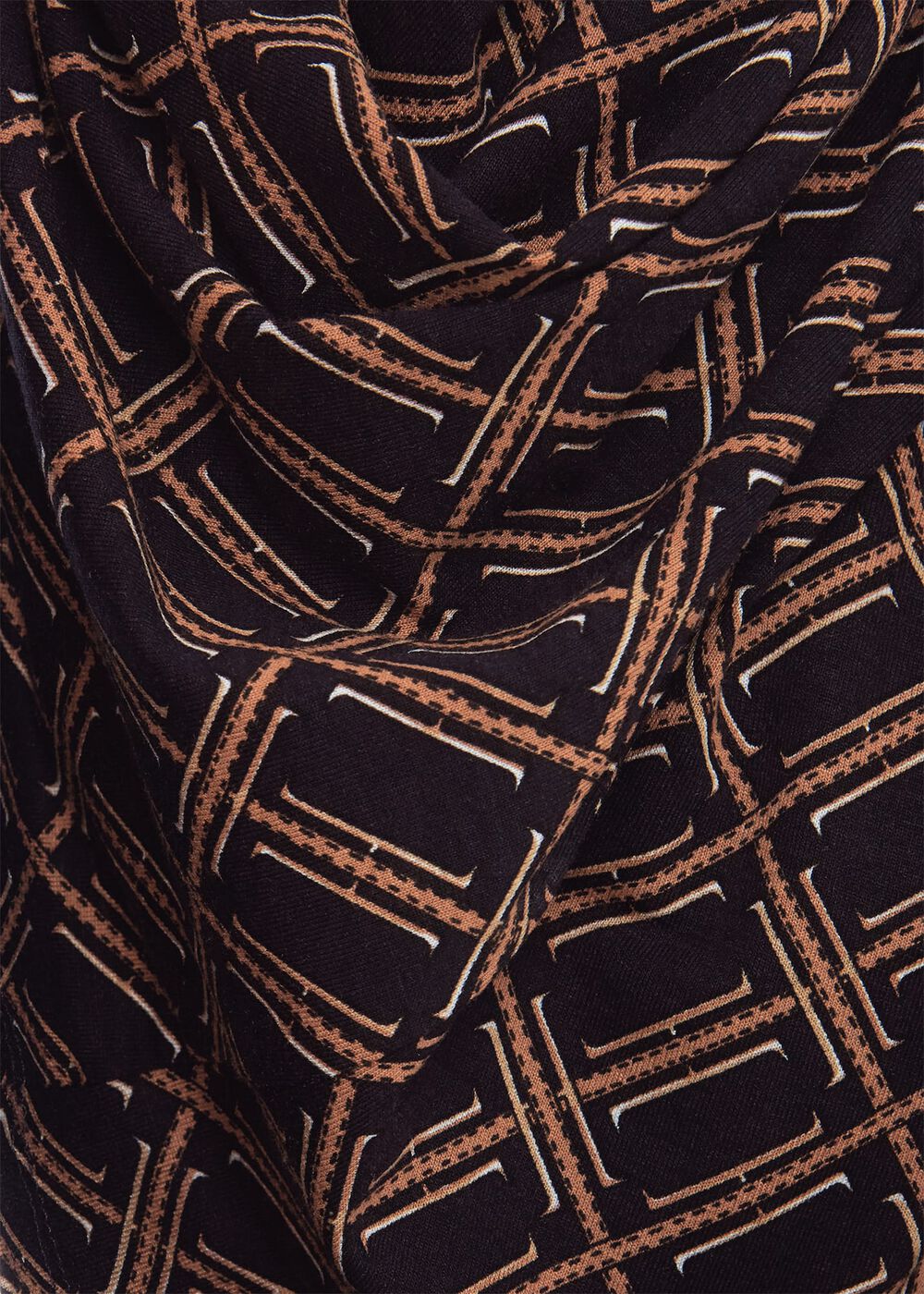 Mischa Roll Neck Top, Navy Multi, hi-res