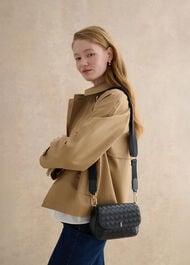 Berwick Woven Leather Crosbody Bag, Hobbs Navy, hi-res