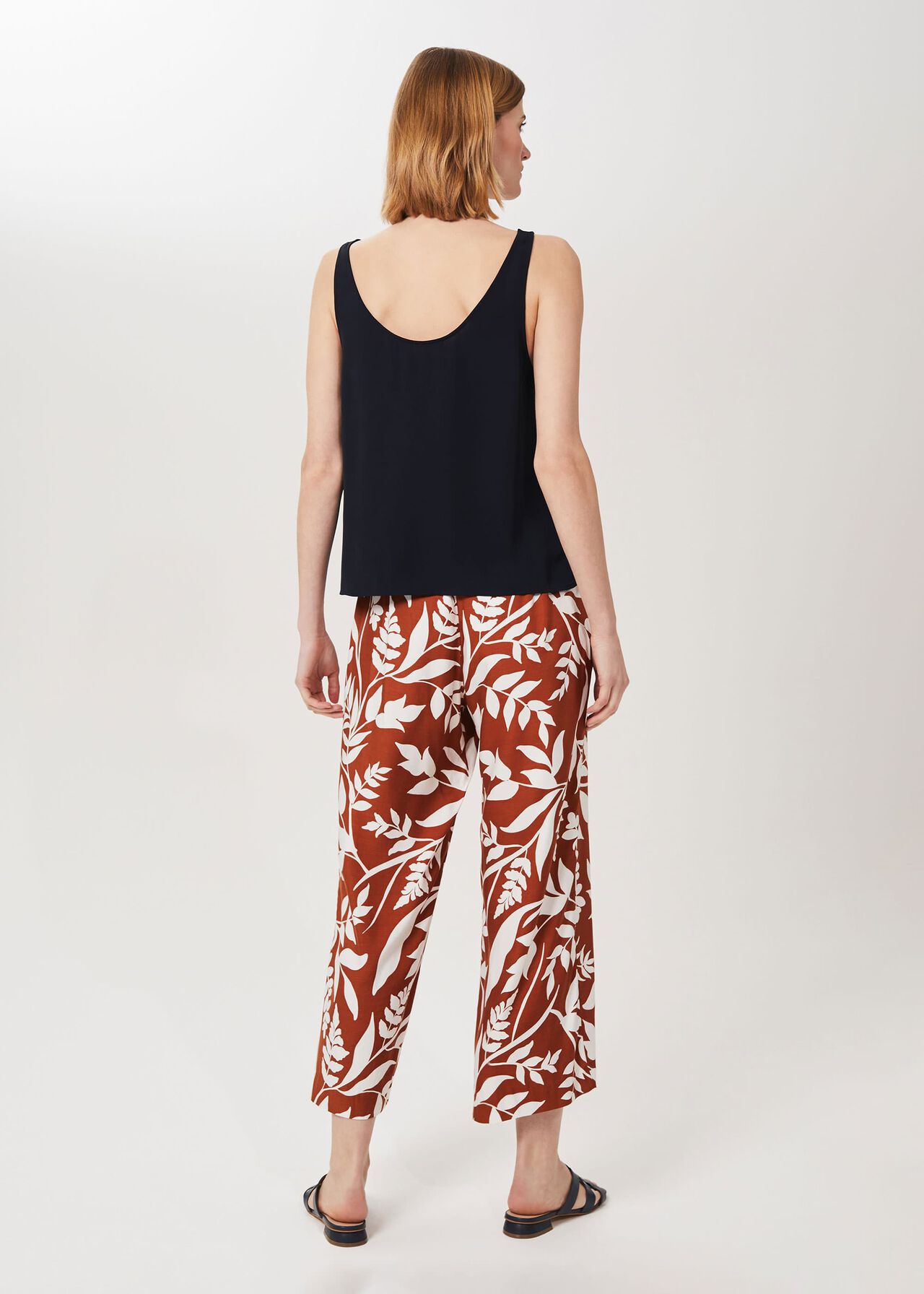 Lauren Printed Pants, Brandysnap Ivry, hi-res