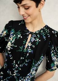Blenheim Tea Dress, Black Multi, hi-res