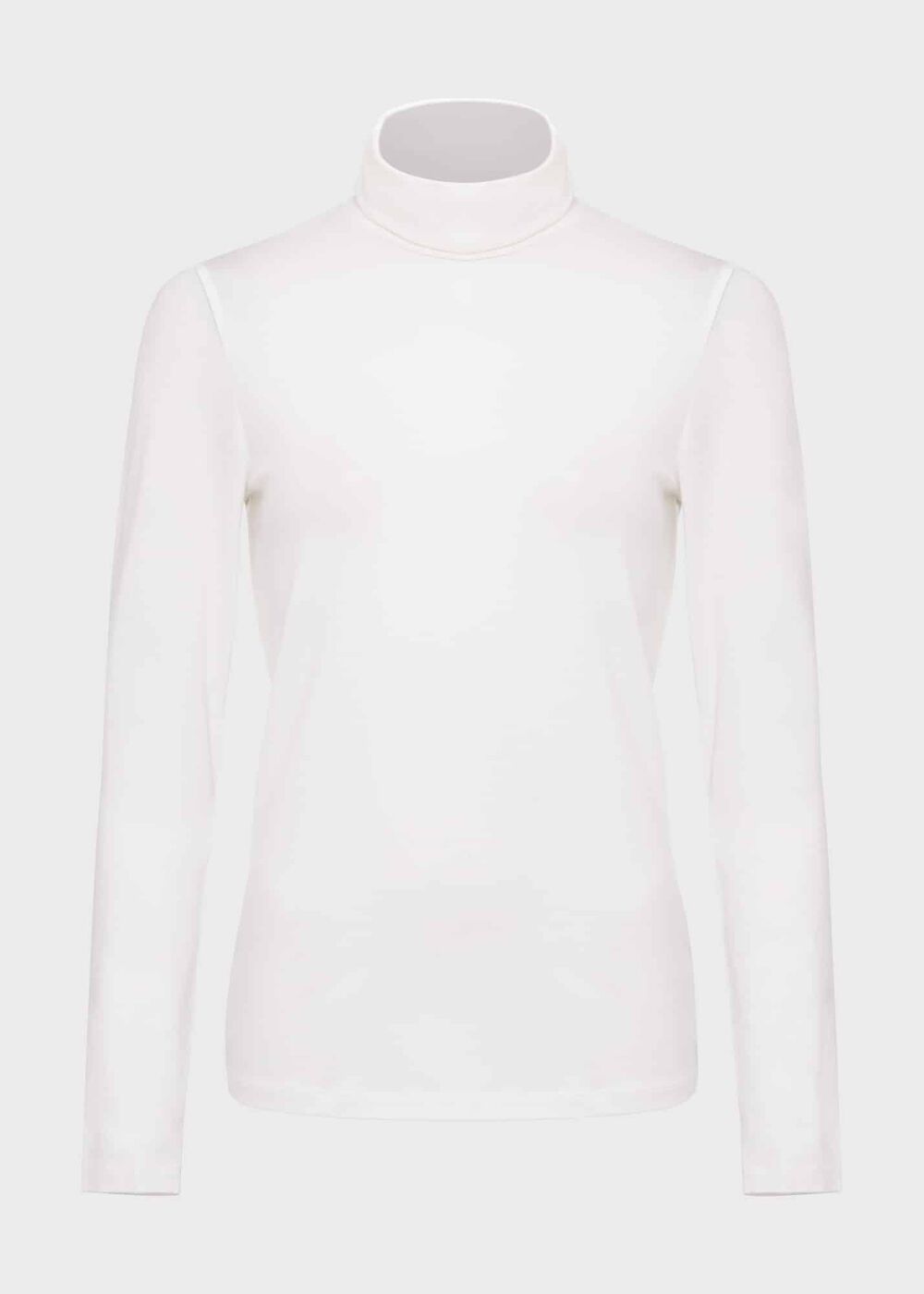 Mischa Roll Neck Top, Ivory, hi-res