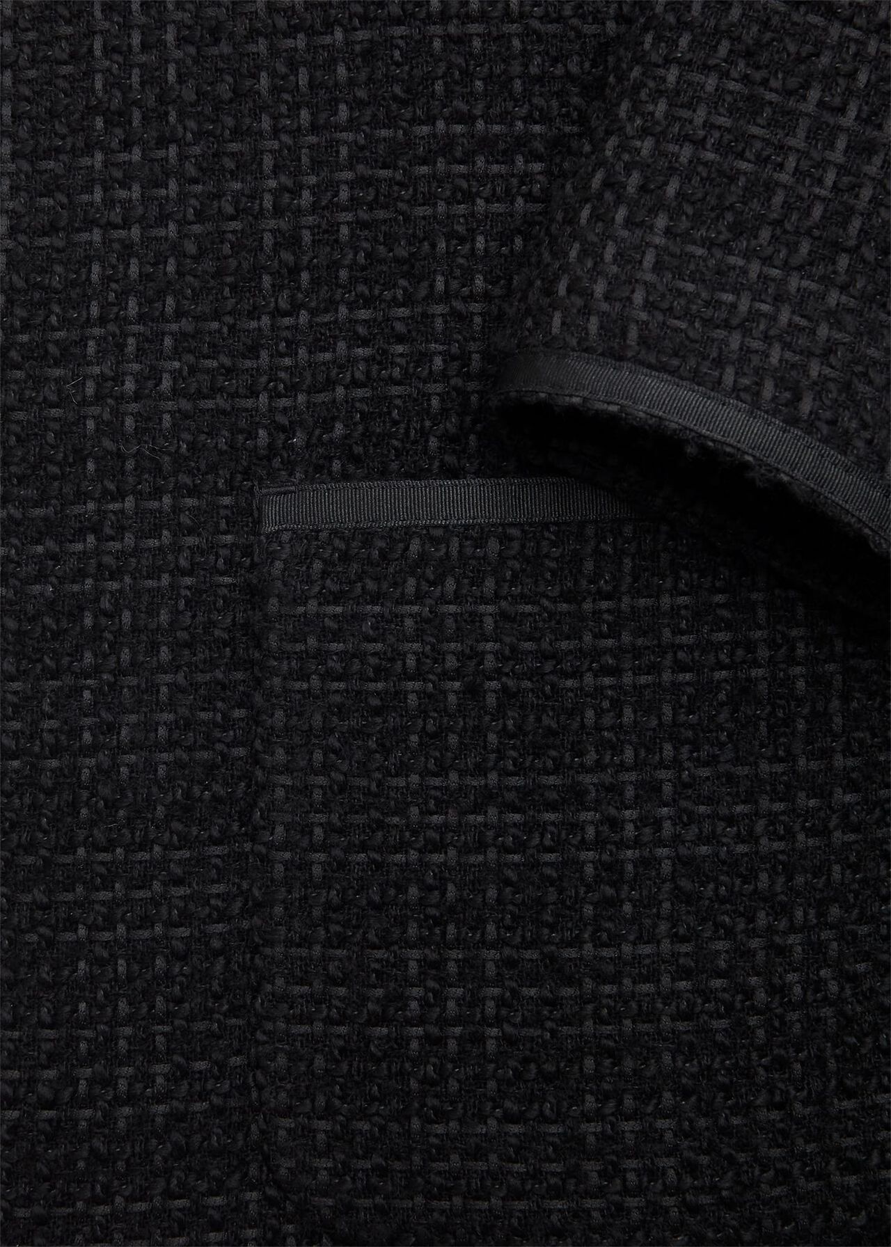 Elaine Tweed Coat With Wool, Black, hi-res