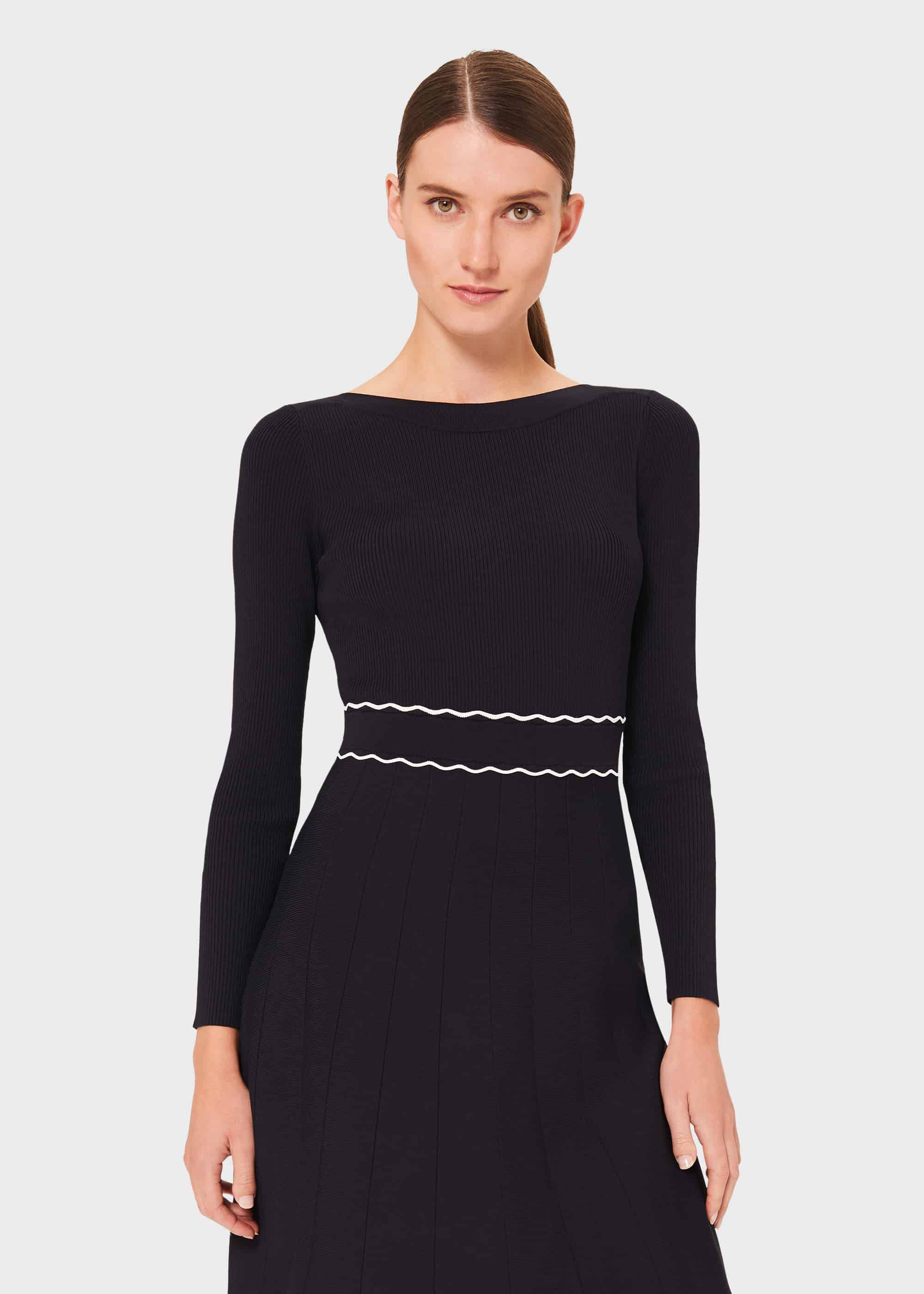 Hobbs talia dress navy Clearance