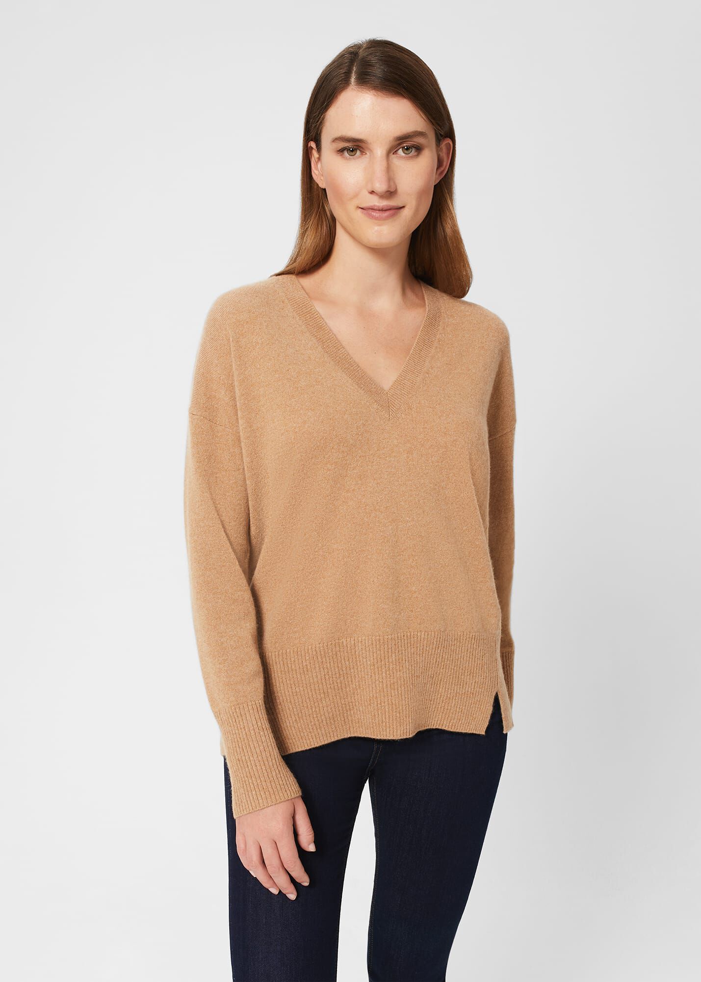 Dahlia V Neck Cashmere Sweater
