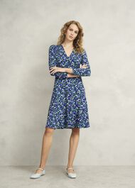 Petite Demi Jersey Dress, Green Multi, hi-res