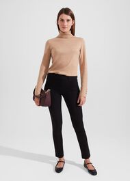 Short Amanda Skinny Jeans, Black, hi-res