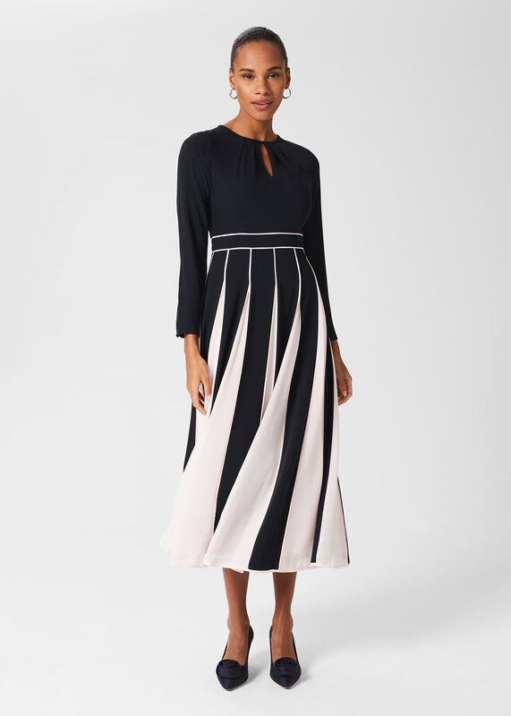 Arielle Fit And Flare Midi Dress