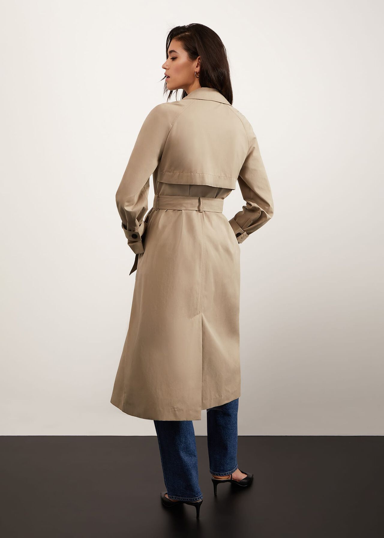 Westbury Trench With Cotton, Warm Camel, hi-res