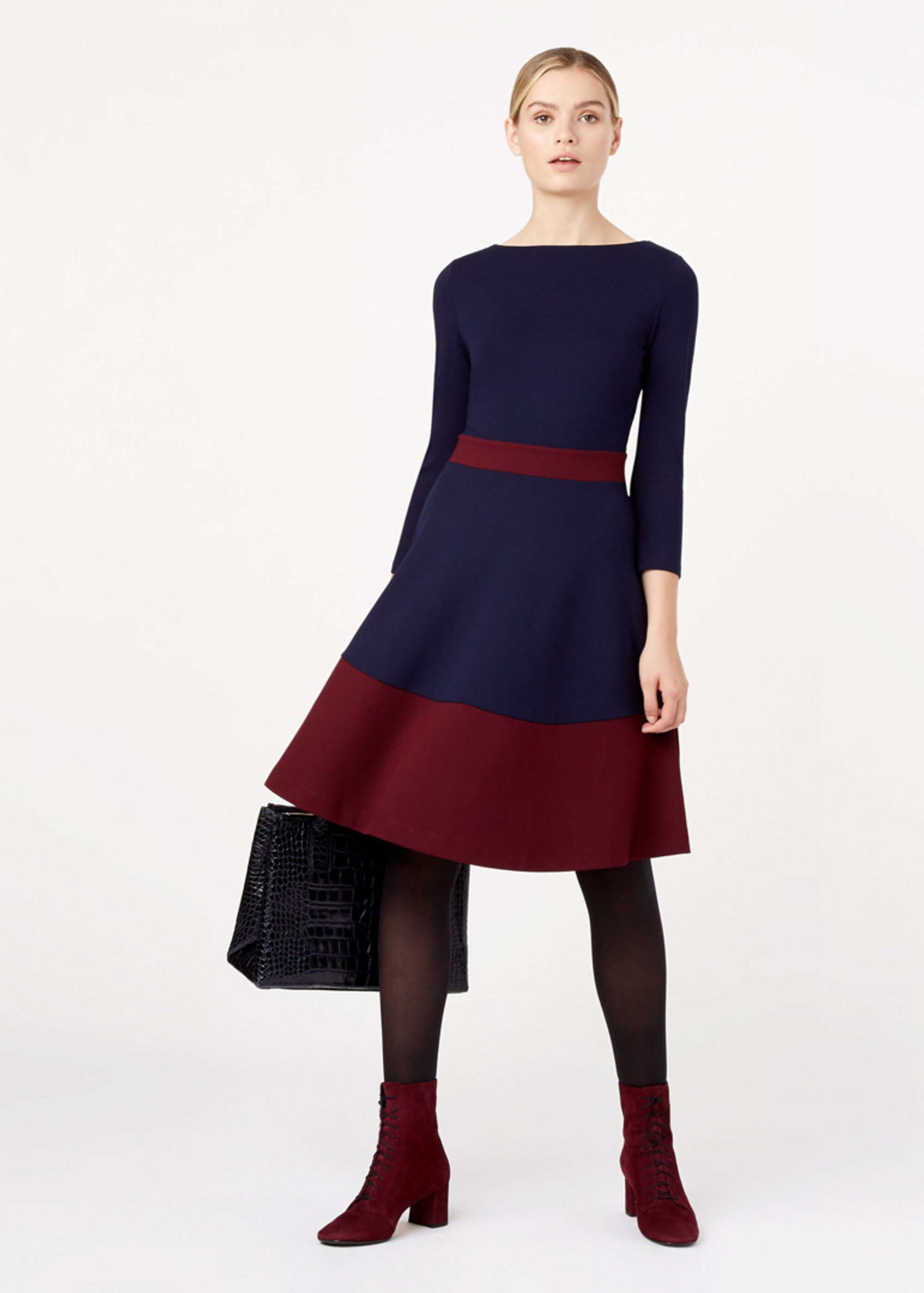 hobbs seasalter dress navy