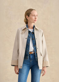 Gabby Barn Jacket, Pebble Grey, hi-res