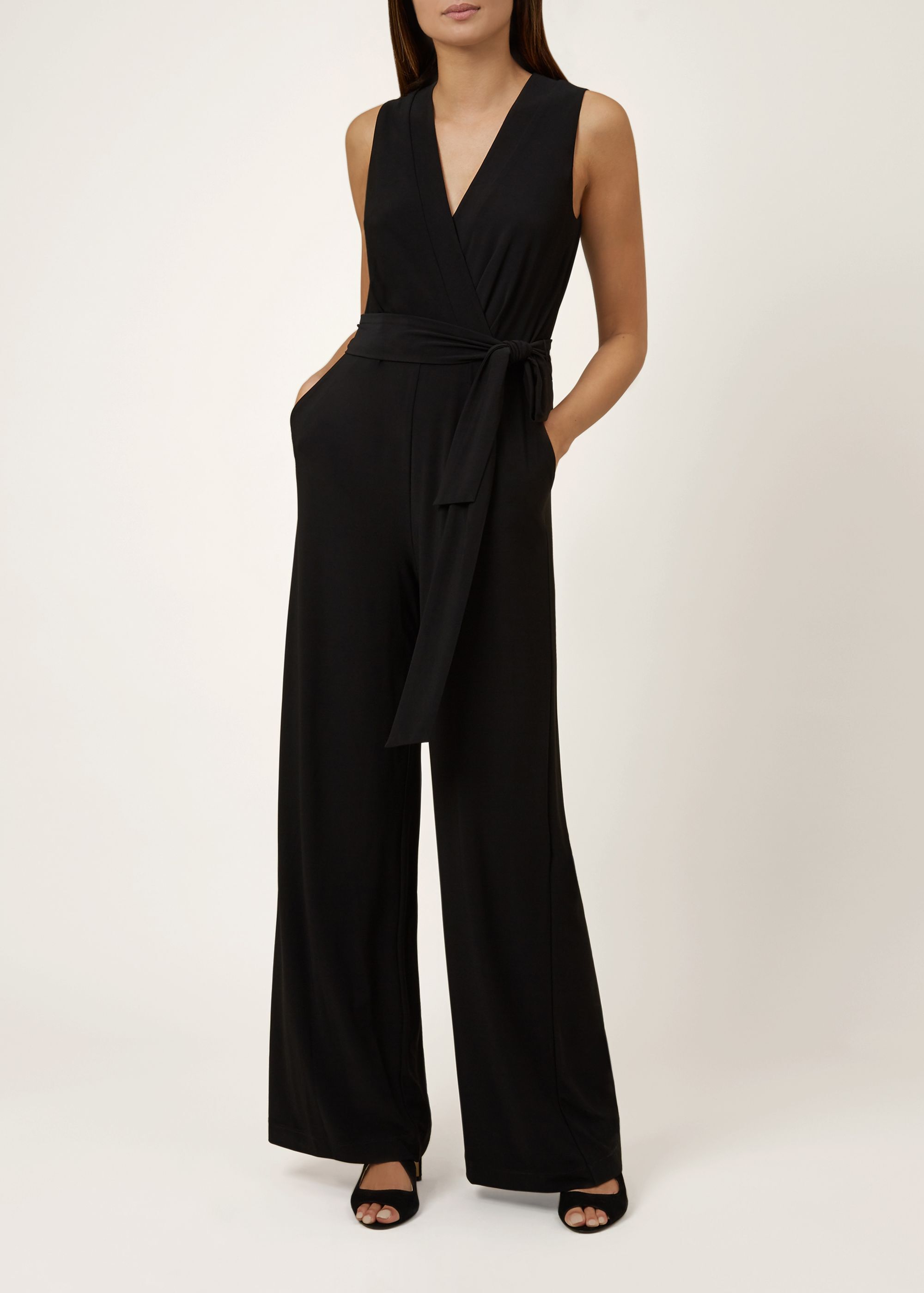 hobbs jordanna jumpsuit black