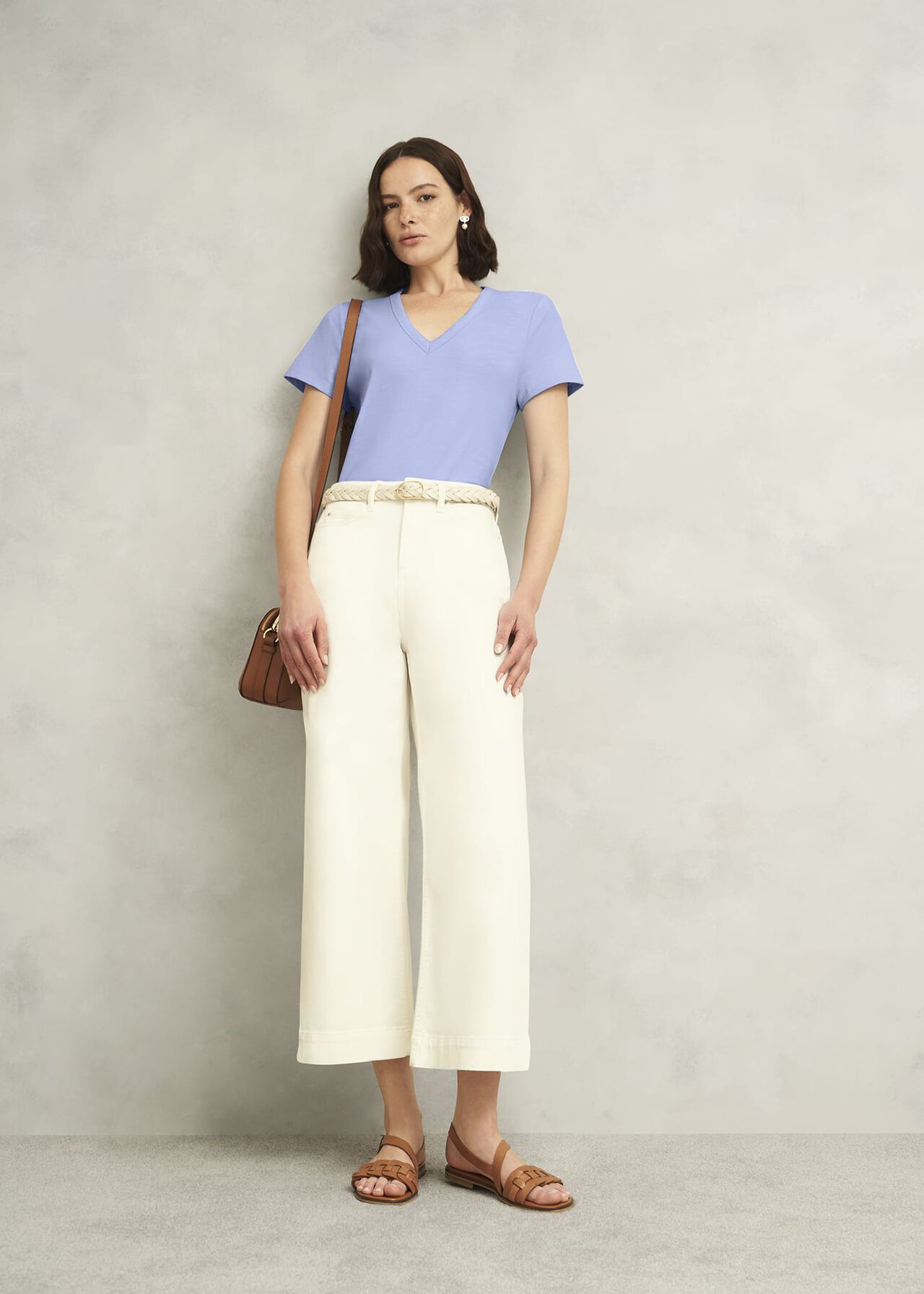 Arianna Cotton Slub T-Shirt, Maya Blue, hi-res