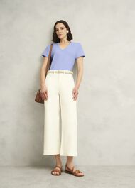 Arianna Cotton Slub T-Shirt, Maya Blue, hi-res