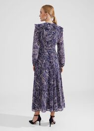 Petite Rosana Dress, Navy Blue Multi, hi-res