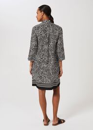 Marci Tunic Dress, Black Ivory, hi-res