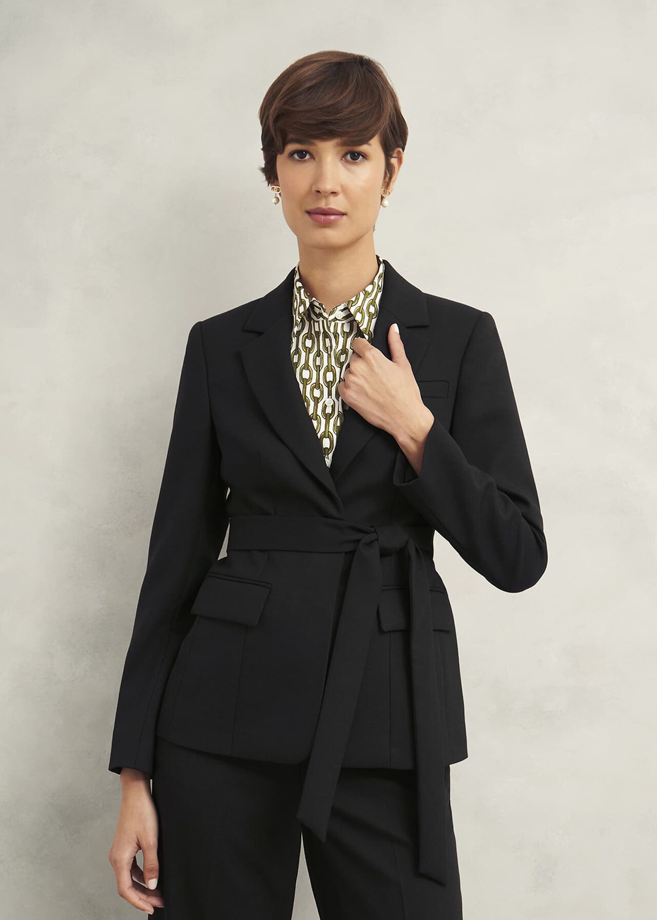 Casey Jacket With Wool, Black, hi-res