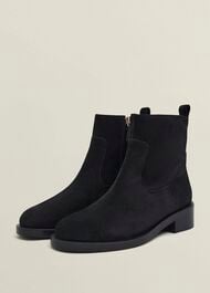 Georgie Ankle Boots, Black, hi-res