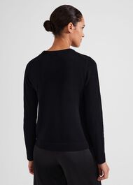 Wrenley Sweater With Cashmere, Hobbs Navy, hi-res