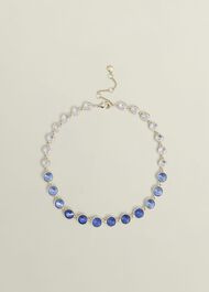 Emi Necklace, Gold Blue, hi-res