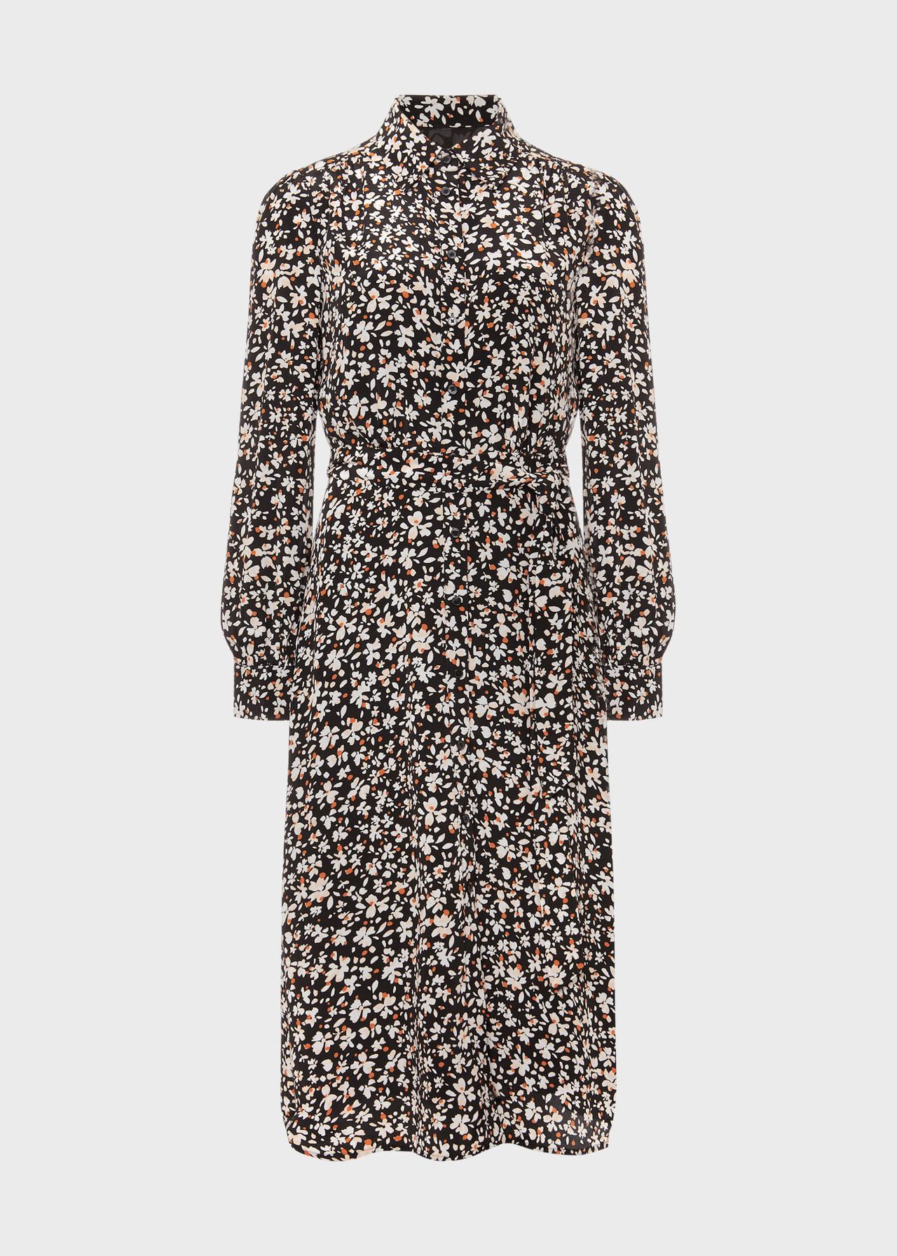 Petite Morgen Dress, Black Multi, hi-res