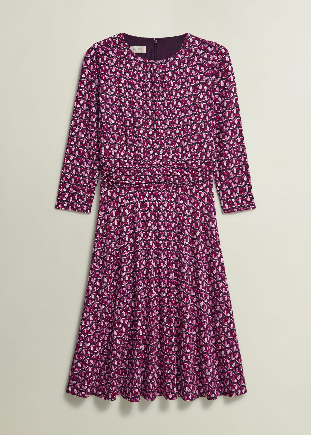Bayview Jersey Dress, Pink Multi, hi-res