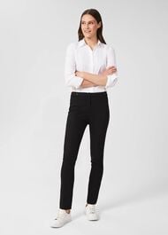 Petite Luca Slim Trousers, Black, hi-res