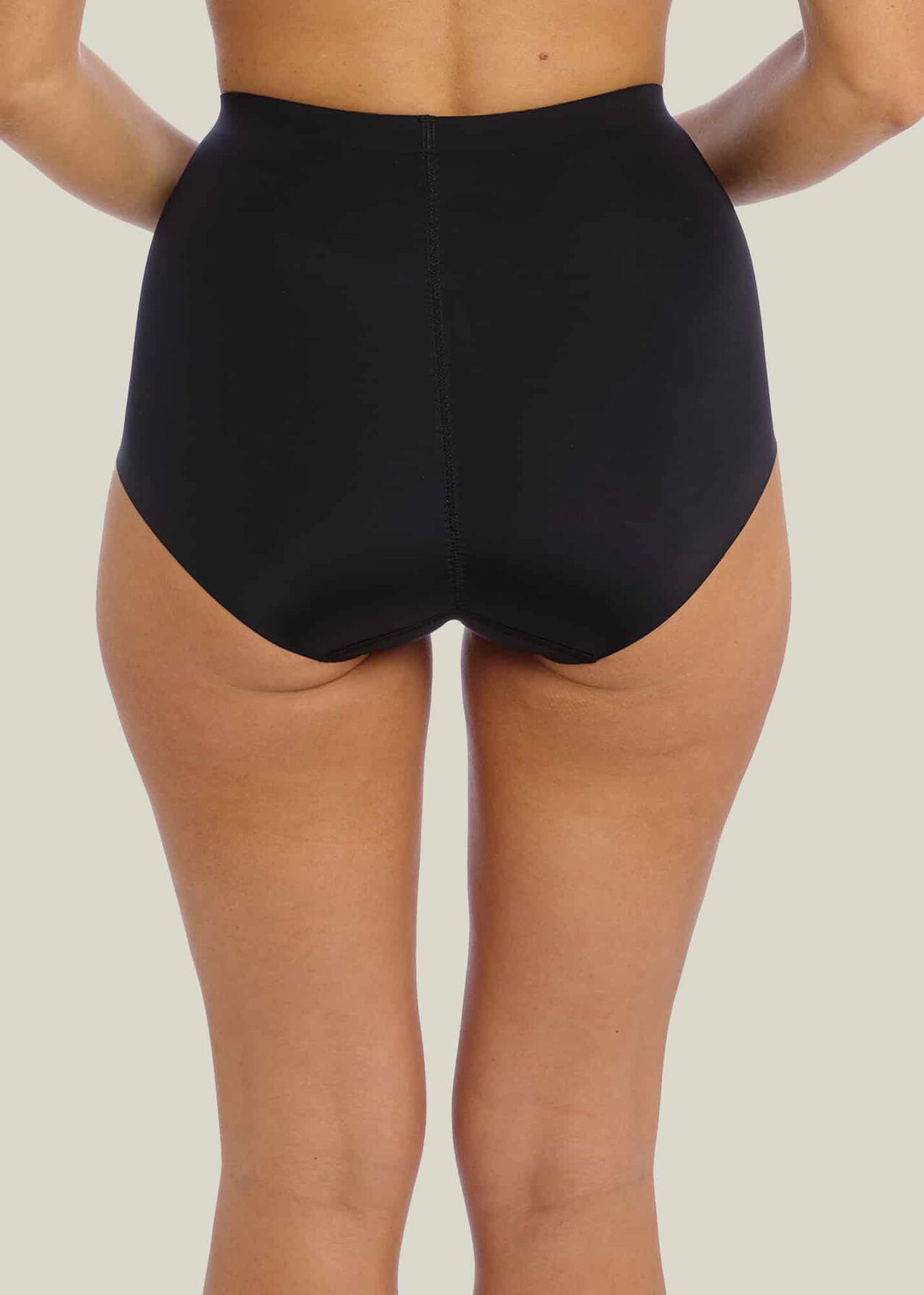 Moderate Control Shaping Brief, Black, hi-res