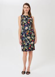Moira Floral Shift Dress, Midnight Multi, hi-res