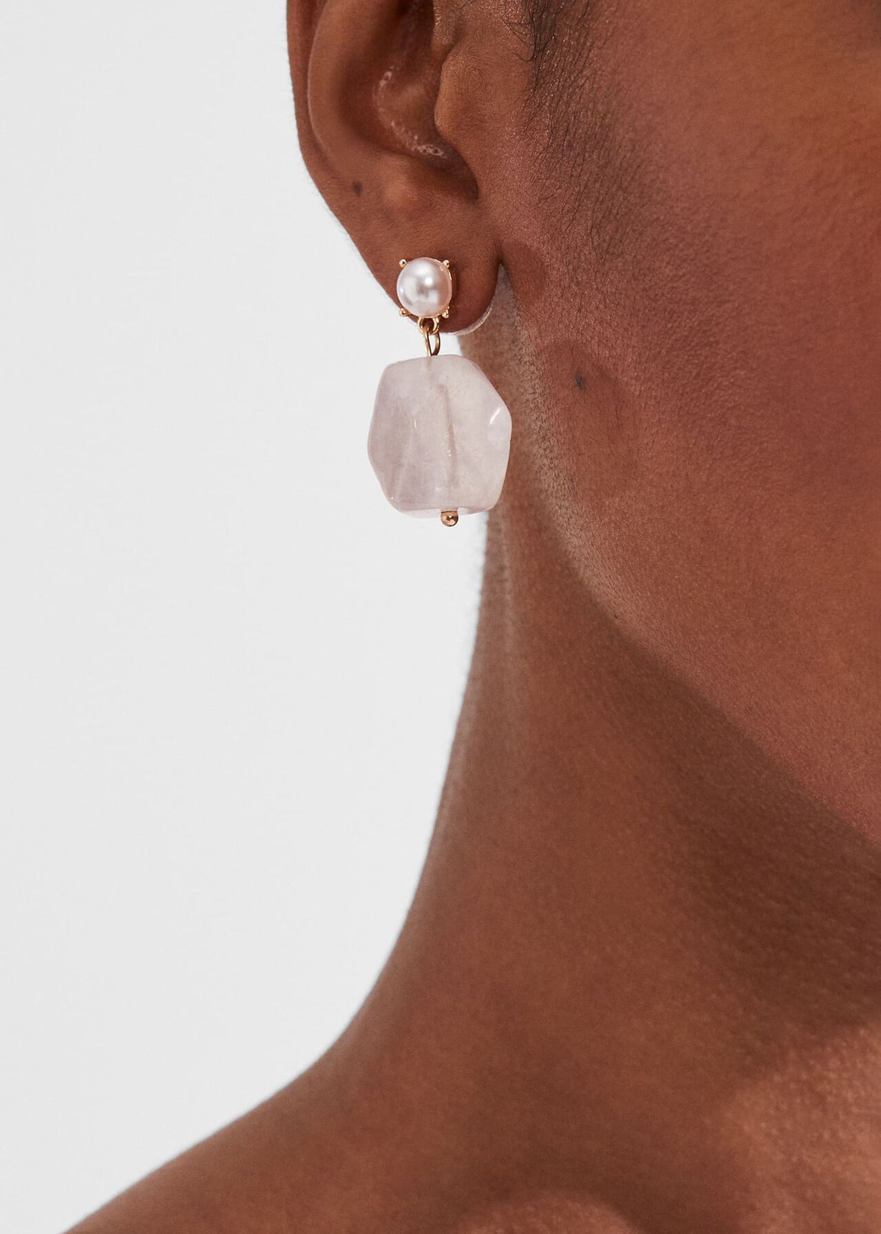 Holly Earrings, Gold, hi-res