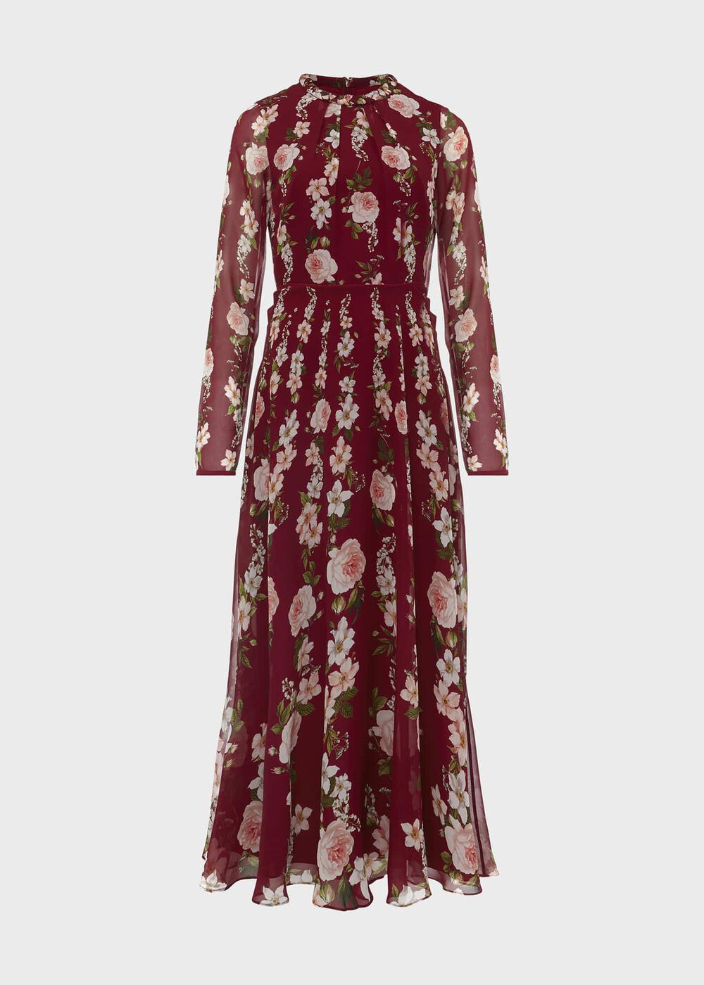 hobbs rosabelle silk floral dress Hobbs Rosabelle Silk Floral Dress, Ivory/Multi